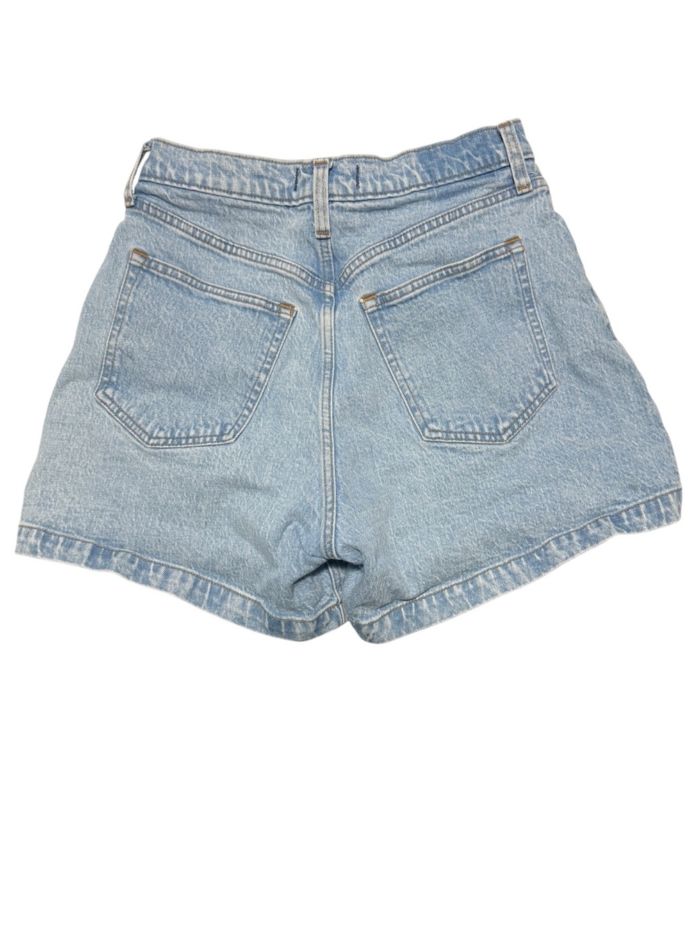 Abercrombie & Fitch High Rise Dad Short Curve Love Denim Light Wash size 6/ 28 - Picture 3 of 5